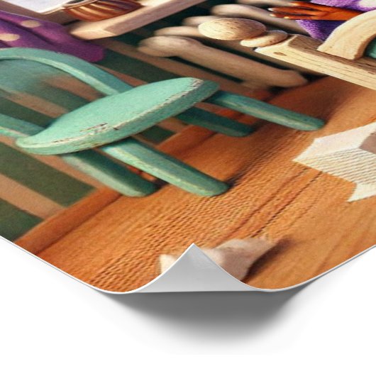 Vogel in bed poster (Hoek)