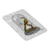 Vogel in Bell Jar Magneet (Rechterzijde)