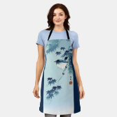 Vogel in blauw, Koson, Ukiyo-e Schort (Gedragen)
