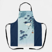 Vogel in blauw, Koson, Ukiyo-e Schort (Voorkant)