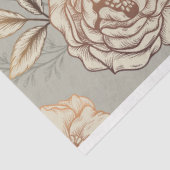 Vogel in bloei met neutrale achtergrond tissuepapier (Detail)