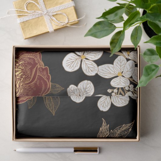 Vogel in bloei tissuepapier (Geschenk)