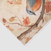 Vogel in Bloemen 6 Decoupage Papier (Detail)