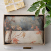 Vogel in Bloemen 6 Decoupage Papier (Geschenk)