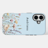 Vogel in bloemen Case-Mate iPhone case (Achterkant (horizontaal))