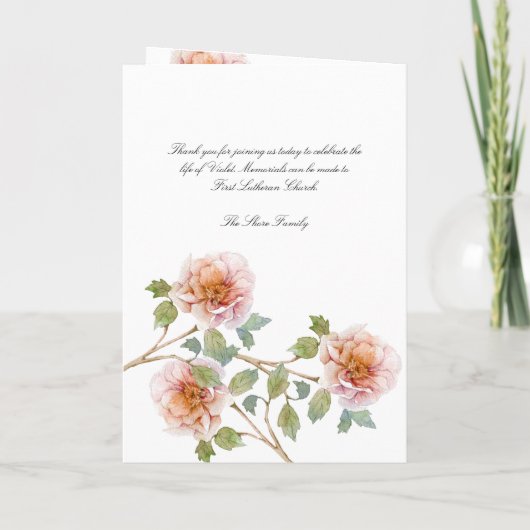 Vogel in bloemen viering van het levensprogramma programma (Achterkant)