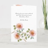 Vogel in Bloemen Viering van Levensprogramma Programma (Achterkant)