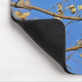 Vogel in Boom en Blauwe Lucht Foto Muismat (Hoek)