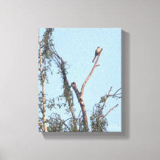 Vogel in Boom Muurkunst Canvas Afdruk