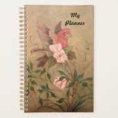 Vogel in de bloemenplanner planner (Voorkant)