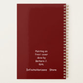 Vogel in de bloemenplanner planner (Achterkant)
