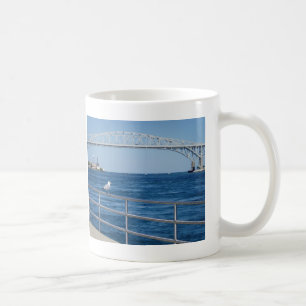 Vogel in de Blue Water Bridge Koffiemok