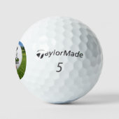 Vogel in de Hand – Grappige Golfbal Spreuk Golfballen (Logo)