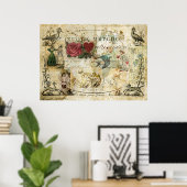 Vogel in de hand poster (Thuiskantoor)