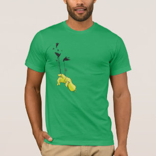 Vogel in de hand t-shirt