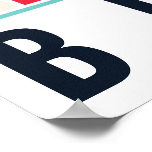 Vogel in de kunst van Bauhaus. Poster (Hoek)