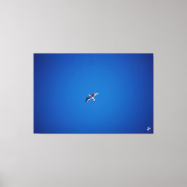 Vogel in de lucht #2 canvas afdruk