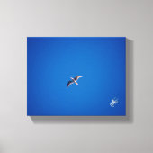 Vogel in de lucht #2 canvas afdruk (Voorkant)
