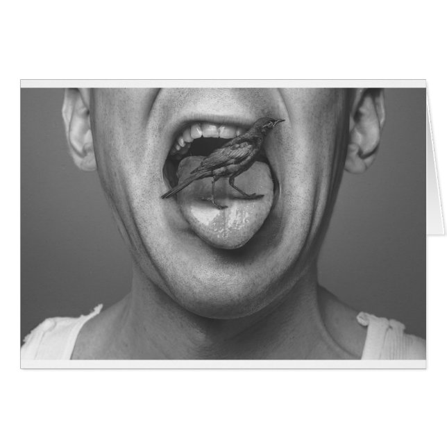 Vogel in de mond (Voorkant Horizontaal)