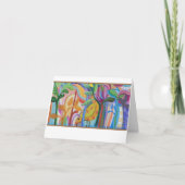 Vogel in de tuin aankondiging (Voorkant)