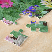 Vogel in de vogeltuin | Kleurrijk Legpuzzel (Zijkant)