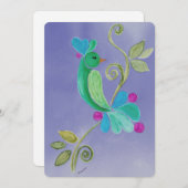 Vogel In Een Boom (Voorkant / Achterkant)