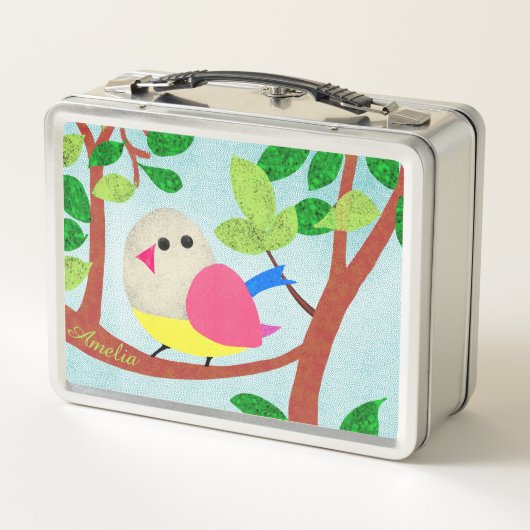 Vogel in een boom (Achterkant)