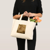 Vogel in een filiaal mini tote bag (Voorkant (product))