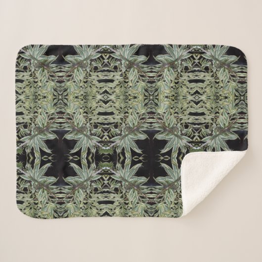 vogel in een nest sherpa deken (Voorkant (horizontaal))