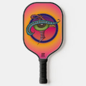 Vogel in een pet pickleball paddle (Voorkant)