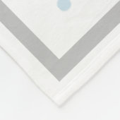 Vogel in een Sierkussen van fruitbomen Fleece Deken (Hoek)