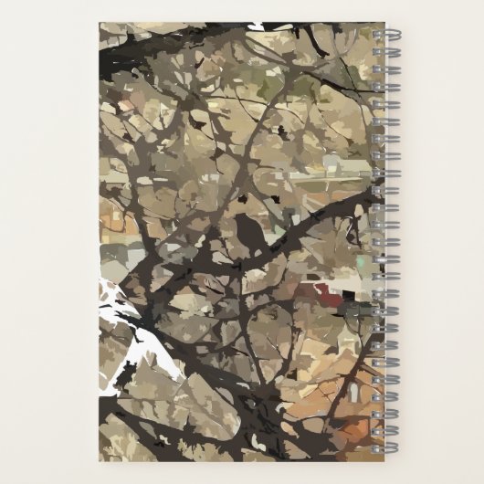 Vogel in het Notitieboek van de boomstam (Achterkant)