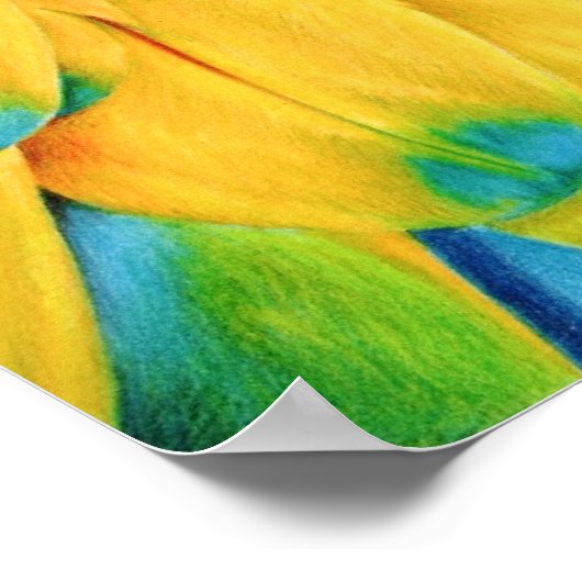 Vogel in het Paradijs Poster (Hoek)