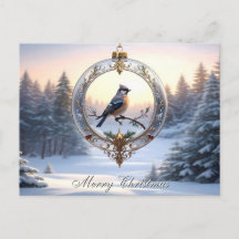 Vogel in Kerstornament