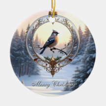 Vogel in Kerstornament