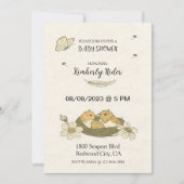 Vogel in nestBaby shower Kaart (Voorkant)