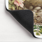  vogel in nestdierafdrukken muismat (Hoek)