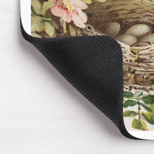  vogel in nestdierafdrukken muismat (Hoek)