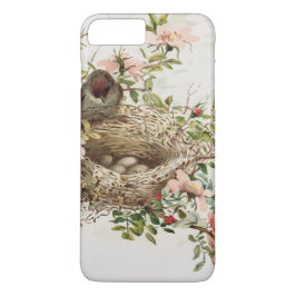 vogel in nestdierprintiPhone 8/7 Hoesjes