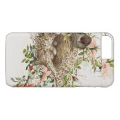  vogel in nestdierprintiPhone 8/7 Hoesjes (Achterkant (Horizontaal))