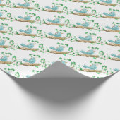 Vogel in nesten cadeaupapier (Hoek)