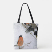 Vogel in sneeuw, Bruno Liljefors Tote Bag (Achterkant)