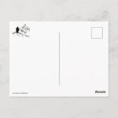 Vogel in Song Briefkaart (Achterkant)