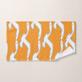 Vogel in Vlucht Badaccessoire Oranje Bad Handdoek (Handdoek)