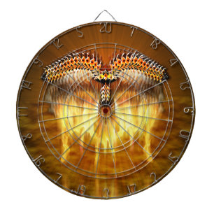 Vogel in vlucht dartbord