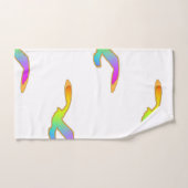 Vogel in vlucht Herhaal Wit Bad Handdoek (Handdoek)