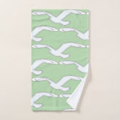 Vogel in Vlucht Huis Bad Accessoire Mint Handdoek (Handdoek)