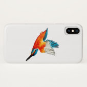 Vogel in vlucht Kingfisher Case-Mate iPhone Case (Achterkant (horizontaal))