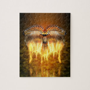 Vogel in vlucht legpuzzel