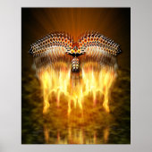 Vogel in vlucht poster (Voorkant)